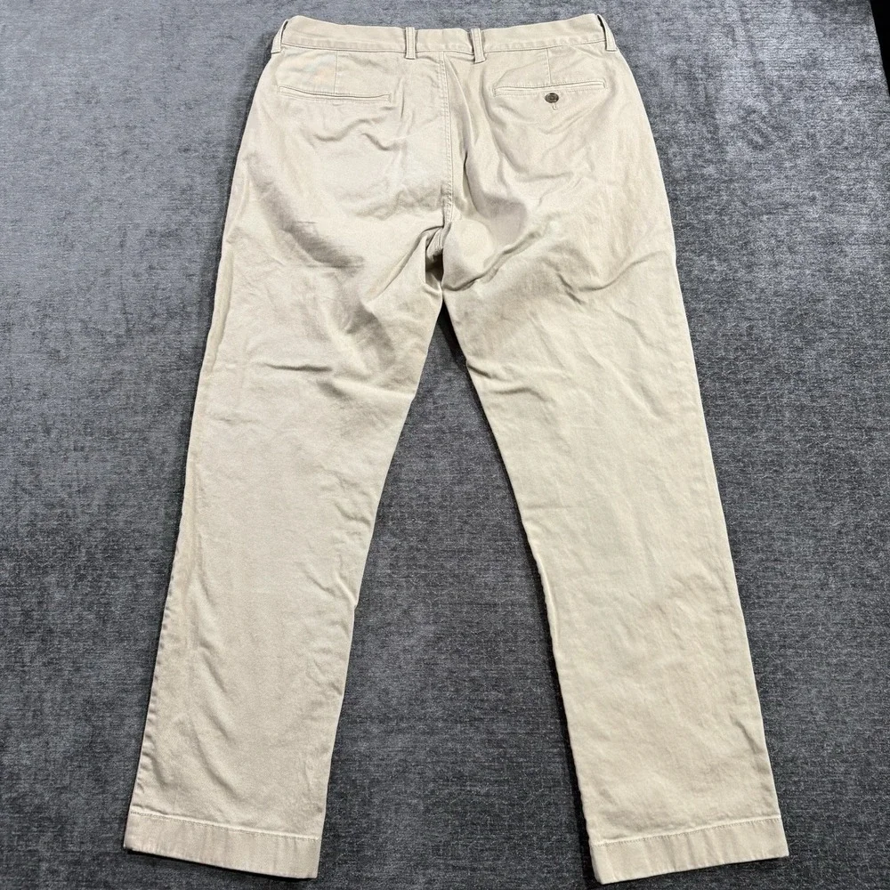 J Crew Chino Pants Mens‎ Size 33x30 Khaki Flex Sutton Stretch Casual Classic